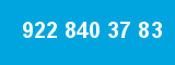922 840 37 83